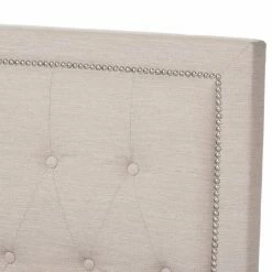 Brand new 🔥 Baxton Studio Taylor Upholstered Queen Size Gas-Lift Platform Bed 🔔 -Beds Shop detail5WSI3337