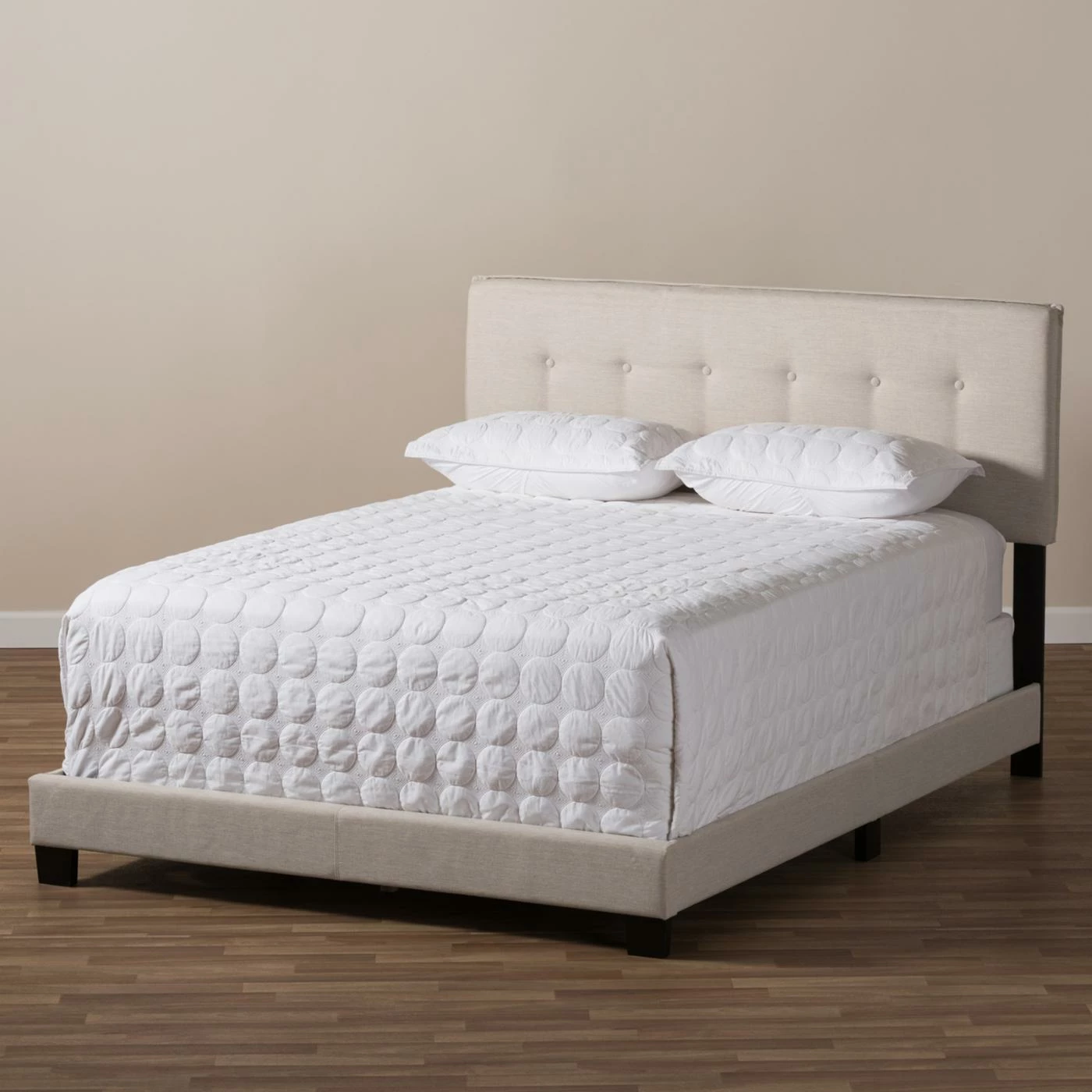 Brand new 𧨠King Baxton Studio Audrey Upholstered Low Profile Bed π 10 Brand new 𧨠King Baxton Studio Audrey Upholstered Low Profile Bed π - Image 8
