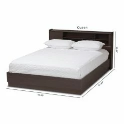 Deals 👏 Queen Baxton Studio Larsine Modern And Contemporary Platform Storage Bed 🧨 -Beds Shop detail5WSI4020