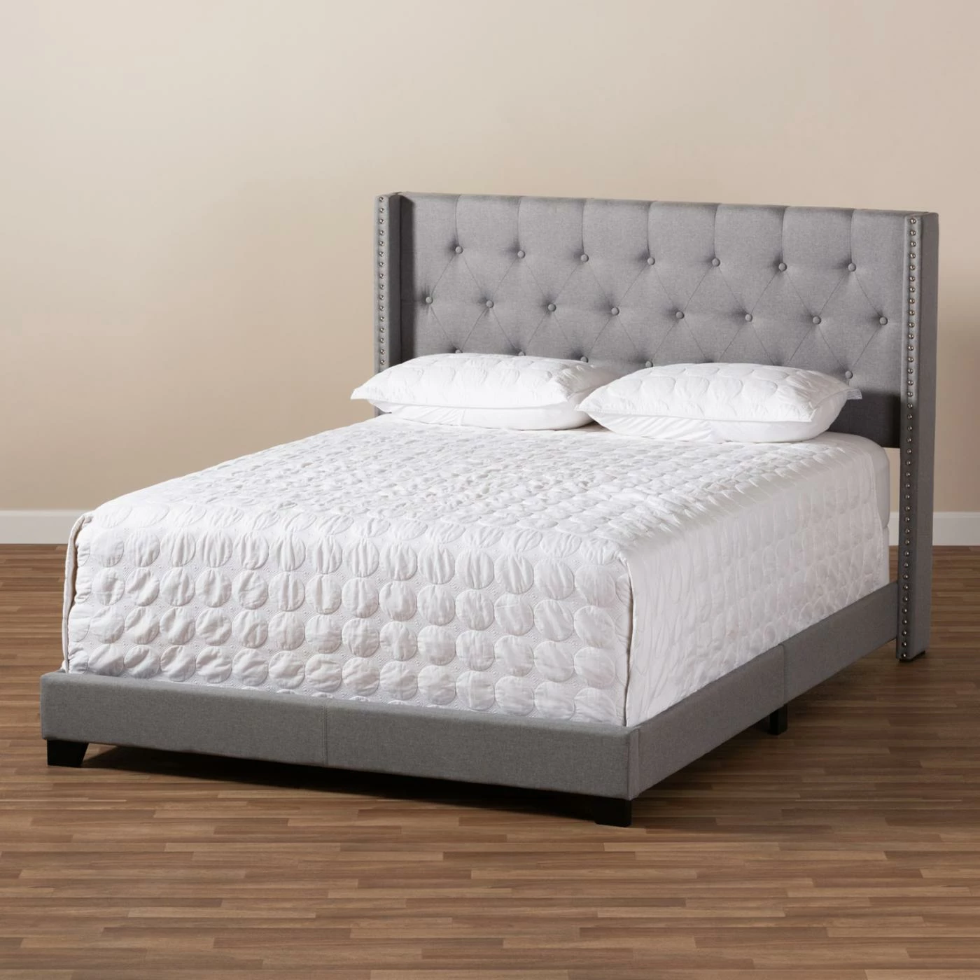 Flash Sale β¨ King Baxton Studio Brady Upholstered Low Profile Bed π₯° 10 Flash Sale β¨ King Baxton Studio Brady Upholstered Low Profile Bed π₯° - Image 8