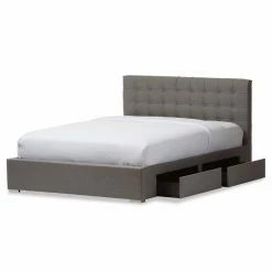Coupon 🥰 King HN Home Manchester Transitional Storage Platform Bed ⭐ -Beds Shop detail5WSI4311