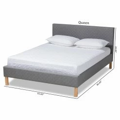 Budget π King Baxton Studio Aneta Upholstered Platform Bed π 18 Budget π King Baxton Studio Aneta Upholstered Platform Bed π -Beds Shop detail5WSI4592