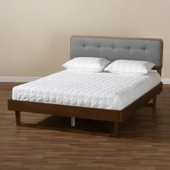 Hot Sale 🤩 Queen Baxton Studio Natalia Platform Bed 😍 -Beds Shop detail5WSI5020
