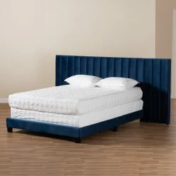Best deal 👏 King Baxton Studio Fiorenza Panel Bed 😍 -Beds Shop detail5WSI5073