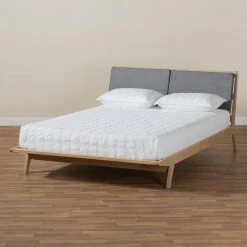 Coupon 🧨 King Baxton Studio Emile Platform Bed 👏 -Beds Shop detail5WSI5076