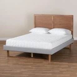 Best Pirce 🎁 King Baxton Studio Eloise Platform Bed ⌛ -Beds Shop detail5WSI5082