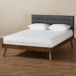 Best Sale 😍 King Baxton Studio Devan Platform Bed 🥰 -Beds Shop detail5WSI5091