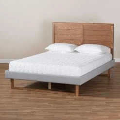 Discount 🔥 King Baxton Studio Claudia Platform Bed 😀 -Beds Shop detail5WSI5097