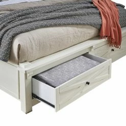 Buy ⭐ King A-AMERICA Sun Valley Platform Storage Bed With Integrated Bench 👏 -Beds Shop detail6AAME606