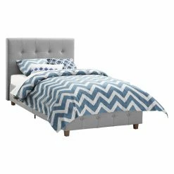 Cheapest 🌟 King DHP Rose Upholstered Platform Bed 🎉 -Beds Shop detail6AMW862