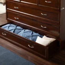 Brand new ❤️ Queen AFI Furnishings Deerfield Chest Murphy Bed With Charging Station ⭐ -Beds Shop detail6ATF915