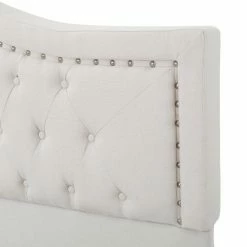 Flash Sale π HN Home Fargo Transitional Tufted Queen Bed With Nailhead Trim π 18 Flash Sale π HN Home Fargo Transitional Tufted Queen Bed With Nailhead Trim π -Beds Shop detail6BSHD3158