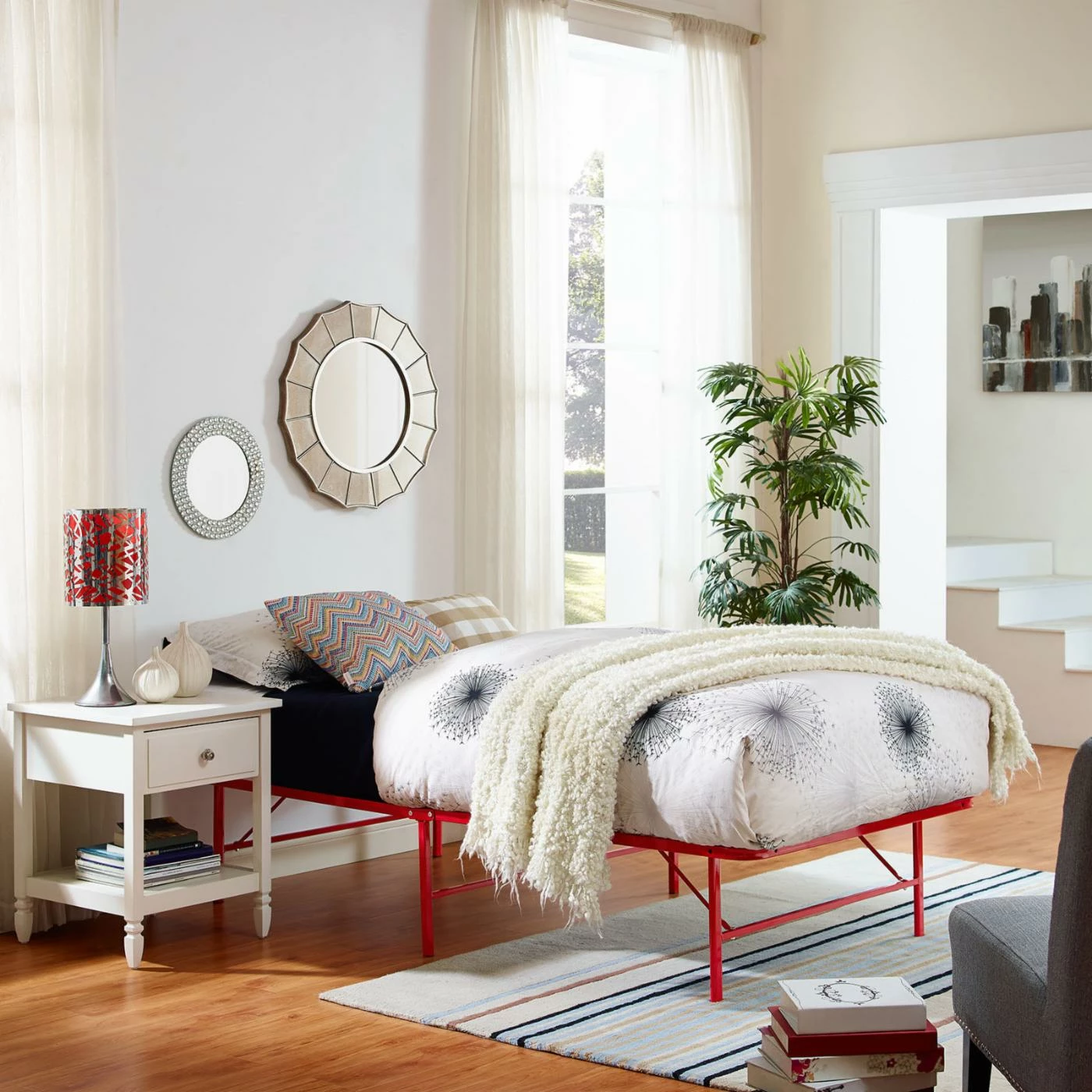 Promo π₯° Queen Modway Horizons Stainless Steel Bed Frame β 11 Promo π₯° Queen Modway Horizons Stainless Steel Bed Frame β - Image 9