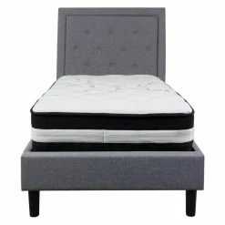 Best Pirce ⌛ King Flash Furniture Roxbury Tufted Upholstered Platform Bed With Pocket Spring Mattress ✔️ 20 Best Pirce ⌛ King Flash Furniture Roxbury Tufted Upholstered Platform Bed With Pocket Spring Mattress ✔️ -Beds Shop detail6FLSH2092