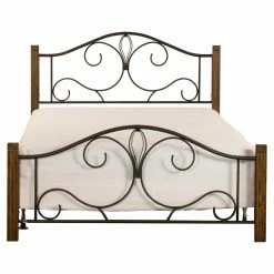 Cheapest ✨ King Hillsdale Furniture Destin Scroll Poster Bed 💯 -Beds Shop detail6HL5179