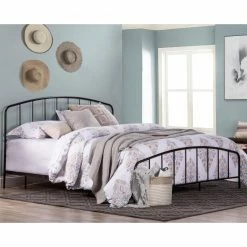 Hot Sale 🎁 King Hillsdale Furniture Tolland Arched Spindle Metal Panel Bed 👍 -Beds Shop detail6HL5407