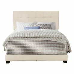 Outlet 😉 Queen HomeFare Biscuit Tufted Low Profile Bed ✨ -Beds Shop detail6HOMM2149