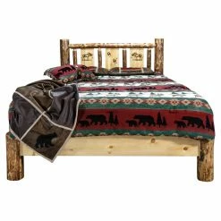 Top 10 ✔️ California King Montana Woodworks Glacier Country Collection Platform Bed With Laser Engraved Design 🥰 -Beds Shop detail6MONT374