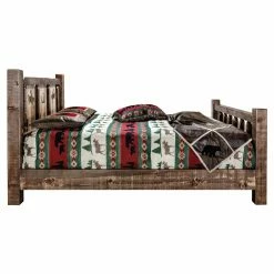 Wholesale 😍 Twin Montana Woodworks Homestead Collection Bed With Laser Engraved Design ⌛ -Beds Shop detail6MONT376