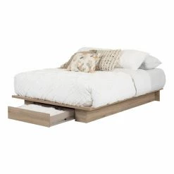 Deals 🌟 South Shore Primo Full/Queen Platform Bed With Drawer 🌟 -Beds Shop detail6SSI1520