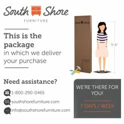 Best Sale 🔥 South Shore Versa Queen Platform Bed ✔️ -Beds Shop detail6SSI1867