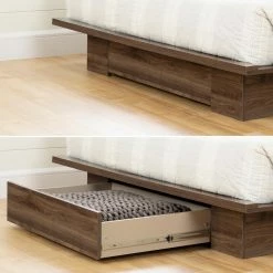 Best reviews of 👏 Queen South Shore Tao Underbed Storage Platform Bed 🧨 -Beds Shop detail6SSI1915