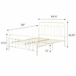 Best Sale 🤩 South Shore Prairie Metal Platform Bed - Queen ✔️ -Beds Shop detail6SSI1967