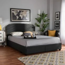 Best reviews of 🤩 Queen Baxton Studio Larese Platform Storage Bed 😍 -Beds Shop detail6WSI5044