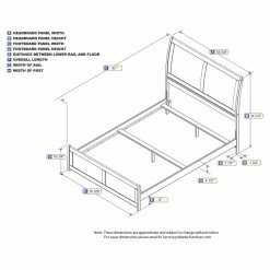 Top 10 ❤️ Full/Double AFI Furnishings Portland Traditional Bed With Matching Foot Board ✔️ -Beds Shop detail7ATF897