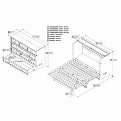 Flash Sale π₯ AFI Northfield Queen Murphy Bed Chest π 21 Flash Sale π₯ AFI Northfield Queen Murphy Bed Chest π -Beds Shop detail7ATF926