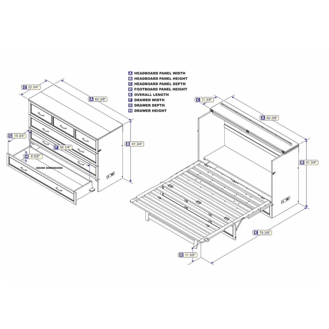 Flash Sale π₯ AFI Northfield Queen Murphy Bed Chest π 12 Flash Sale π₯ AFI Northfield Queen Murphy Bed Chest π - Image 10