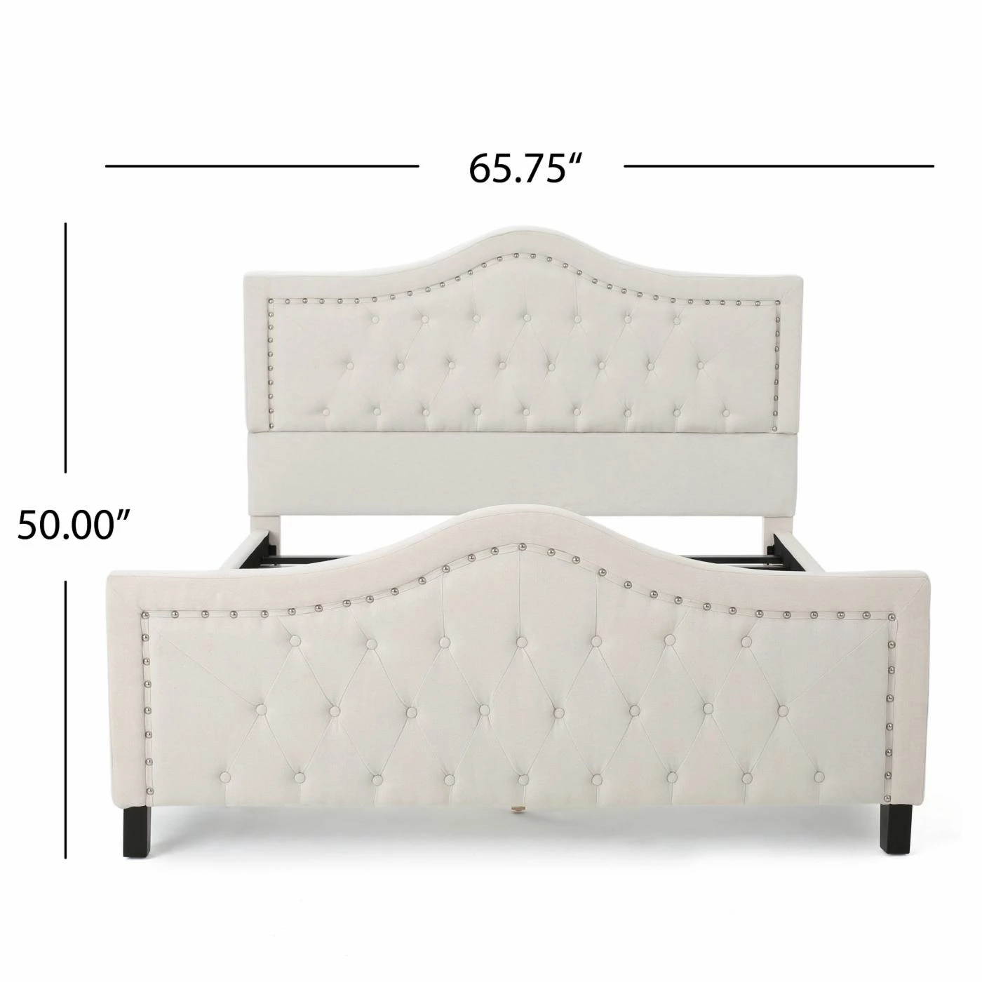 Flash Sale π HN Home Fargo Transitional Tufted Queen Bed With Nailhead Trim π 11 Flash Sale π HN Home Fargo Transitional Tufted Queen Bed With Nailhead Trim π - Image 9