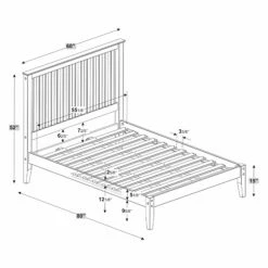 Best reviews of 🎉 Full/Double Camaflexi Mission Style Full Size Platform Bed 😍 -Beds Shop detail7ECOF118