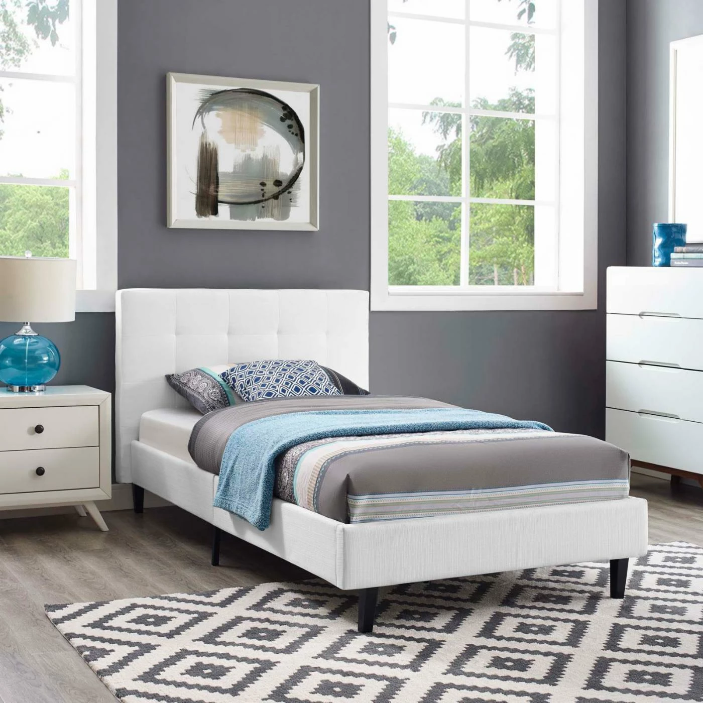 Promo π Twin Modway Linnea Platform Bed 𧨠12 Promo π Twin Modway Linnea Platform Bed 𧨠- Image 10