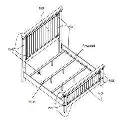 Best deal π California King Furniture Of America Cauble Antique Pine Bed π 7 Best deal π California King Furniture Of America Cauble Antique Pine Bed π -Beds Shop detail7ENLB2310