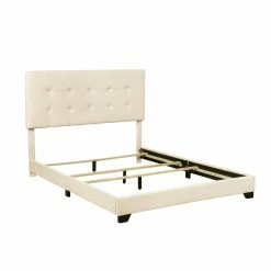 Outlet 😉 Queen HomeFare Biscuit Tufted Low Profile Bed ✨ -Beds Shop detail7HOMM2149