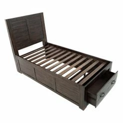Promo ❤️ Queen Jofran Jackson Lodge Storage Bed 👍 -Beds Shop detail7JSI1497