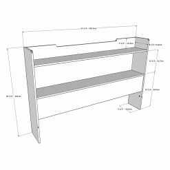 Outlet 🎁 Queen Nexera Aura Storage Bed With Headboard 🛒 -Beds Shop detail7MFI747