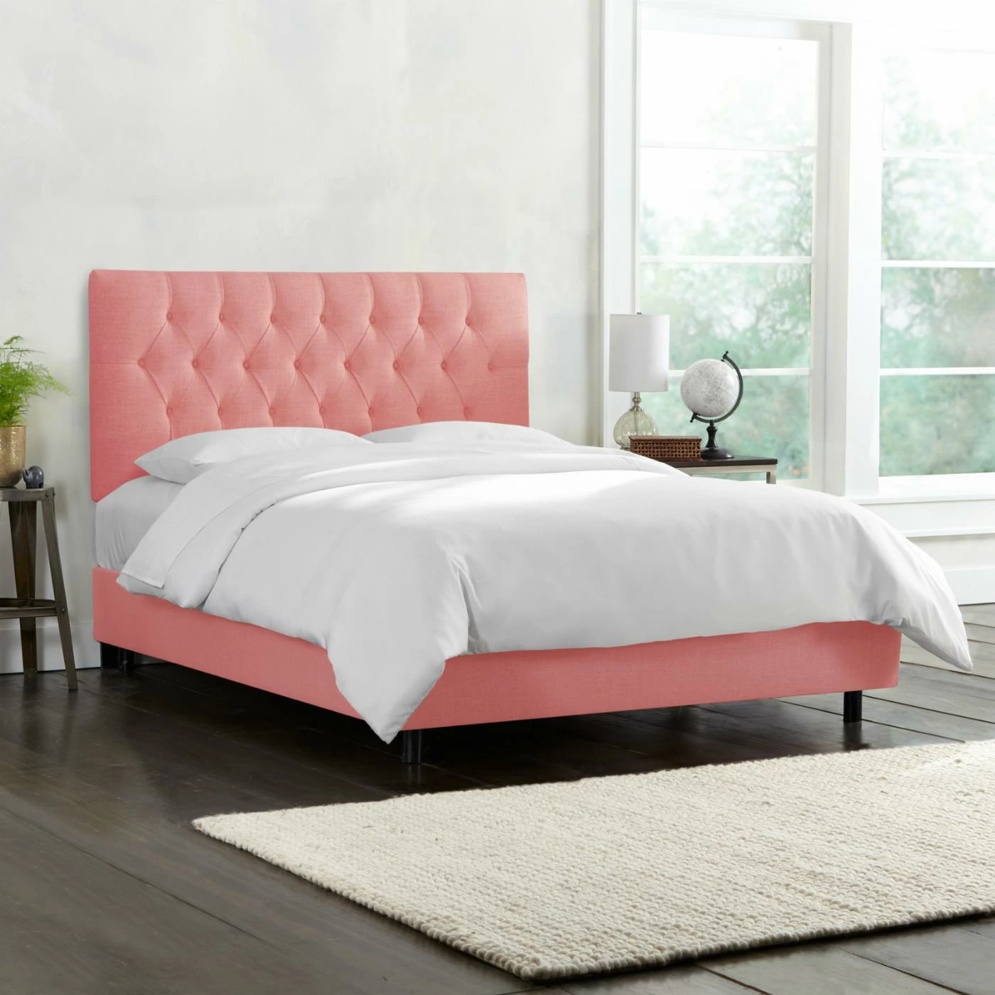Promo π Skyline Furniture California King Skyline Tufted Linen Upholstered Panel Bed π― 12 Promo π Skyline Furniture California King Skyline Tufted Linen Upholstered Panel Bed π― - Image 10