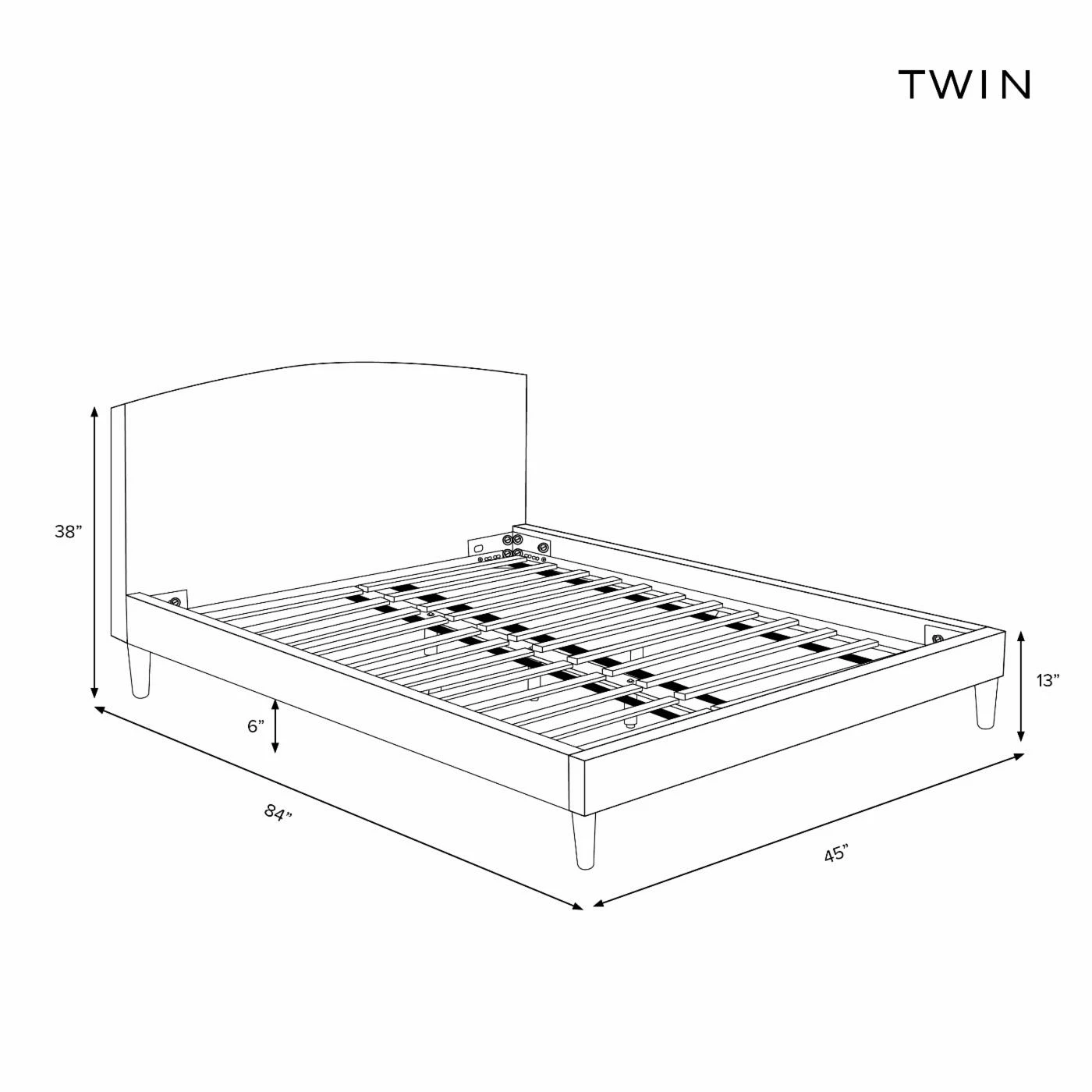Best Sale π€© California King Rachel Ashwell Crafted By Cloth & Company Platform Bed - Twin - Brolly Stripe Pink π 8 Best Sale π€© California King Rachel Ashwell Crafted By Cloth & Company Platform Bed - Twin - Brolly Stripe Pink π - Image 6