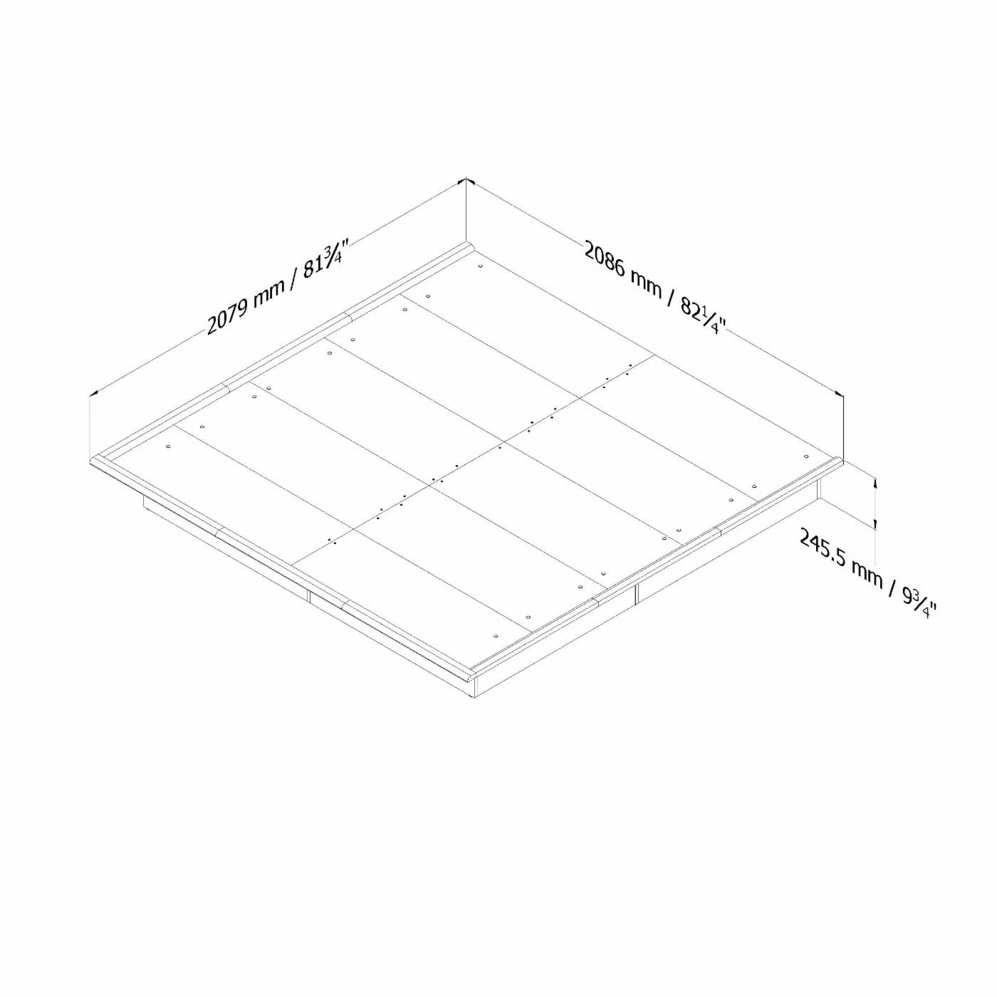 Hot Sale π South Shore Canyon King Platform Bed π 8 Hot Sale π South Shore Canyon King Platform Bed π - Image 6