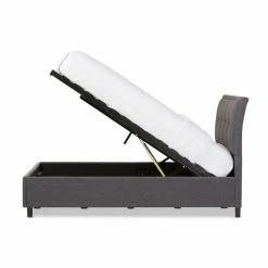 Budget 🤩 Queen HN Home Daly Transitional Upholstered Storage Platform Bed 🎉 -Beds Shop detail7WSI4300