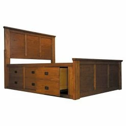 Cheap 👍 Queen A-America Mission Hills Storage Bed 🔥 -Beds Shop detailAAME380