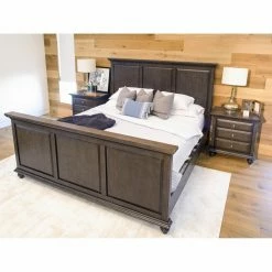 Top 10 🔥 King Abbyson Bass City Panel Bed 🎉 -Beds Shop detailABBY1561
