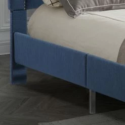 Hot Sale 🎁 Full/Double Abbyson Florence Upholstered Platform Bed 🔔 -Beds Shop detailABBY2247