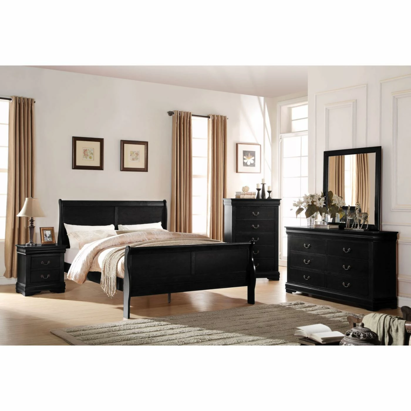 Hot Sale βοΈ King Acme Furniture Louis Philippe Sleigh Bed π₯ 5 Hot Sale βοΈ King Acme Furniture Louis Philippe Sleigh Bed π₯ - Image 3