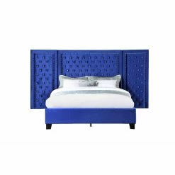 Deals ⭐ King Acme Furniture Damazy Velvet Platform Bed ✨ -Beds Shop detailACM5216