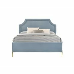 Best deal 😉 King Acme Furniture Milla Velvet Panel Bed 😉 -Beds Shop detailACM5454