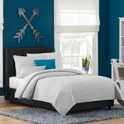 Flash Sale ❤️ Queen DHP Emily Upholstered Platform Bed 🌟 -Beds Shop detailAMW1078