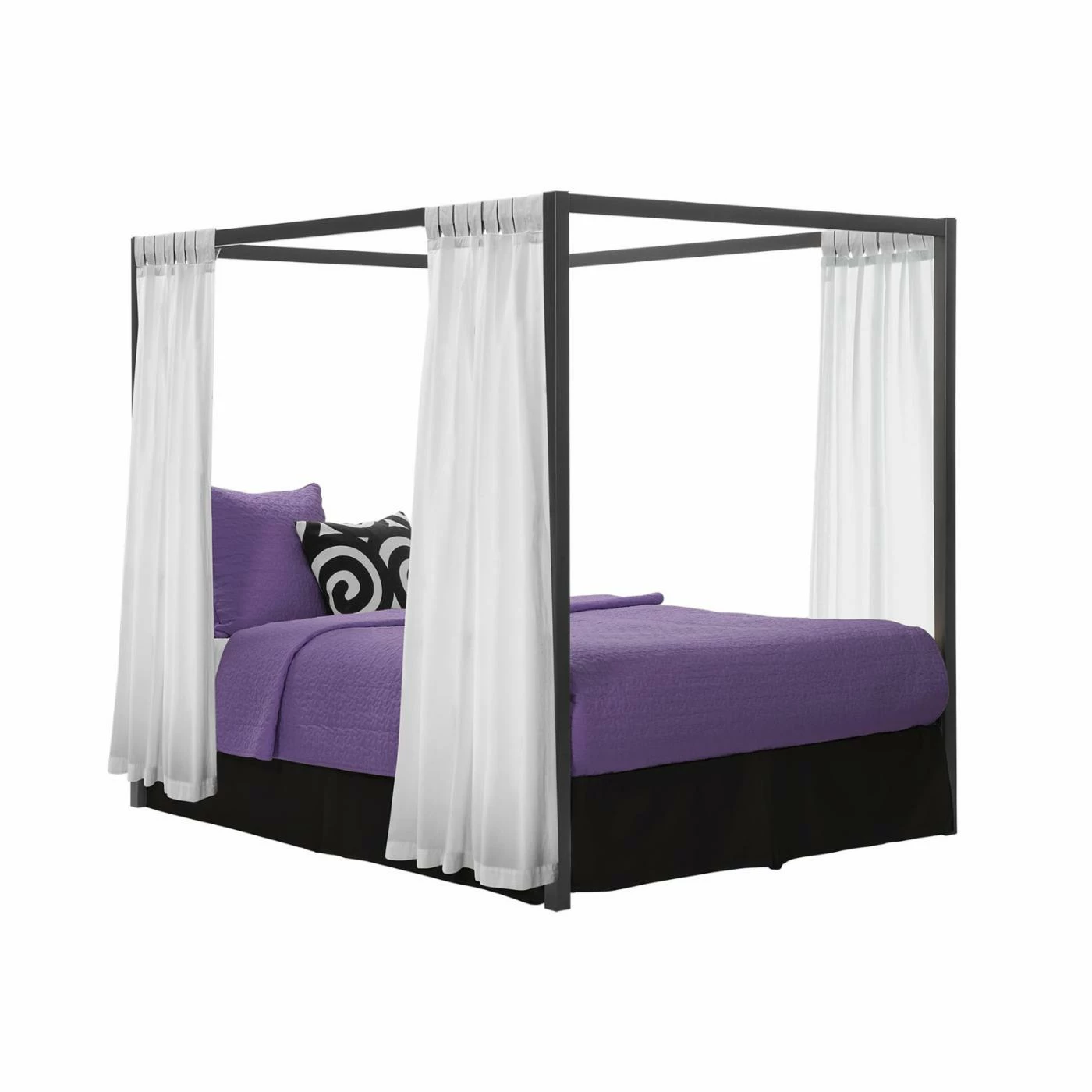 Buy ⌛ Queen DHP Ellie Canopy Bed ⭐ 5 Buy ⌛ Queen DHP Ellie Canopy Bed ⭐ - Image 3